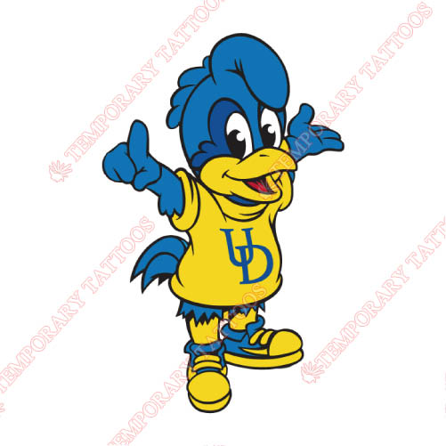 Delaware Blue Hens Customize Temporary Tattoos Stickers NO.4240